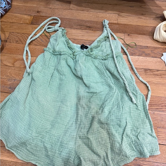 Blue Blush Romper Dress - Picture 3 of 3